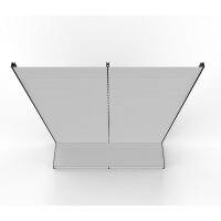 Wall shelf 260x200 cm (HxW), perforated sheet metal rear...