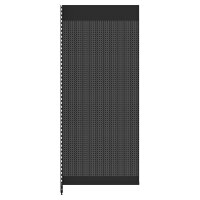 Add-on shelf Tego 240x100 cm (HxW), perforated rear...