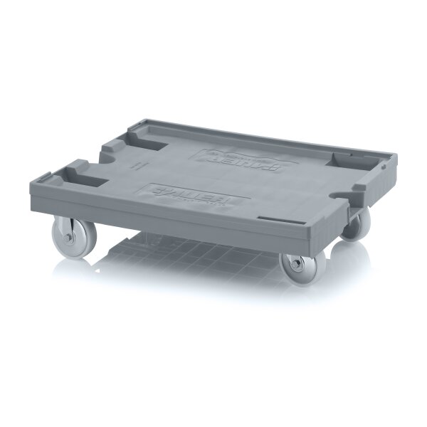 Transport roller AUER 800x600 mm, 250 kg load capacity, gray