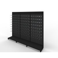 Wall shelf 290x300 cm (HxW), perforated sheet metal rear...