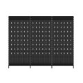 Wall shelf 290x300 cm (HxW), perforated sheet metal rear panel, anthracite